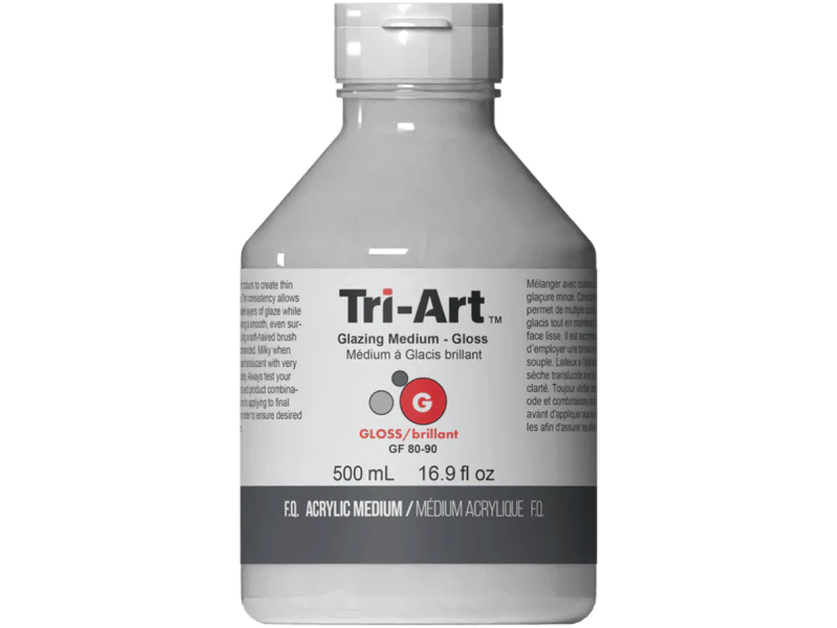 TRI-ART GLAZING MEDIUM GLOSS 500ML 1
