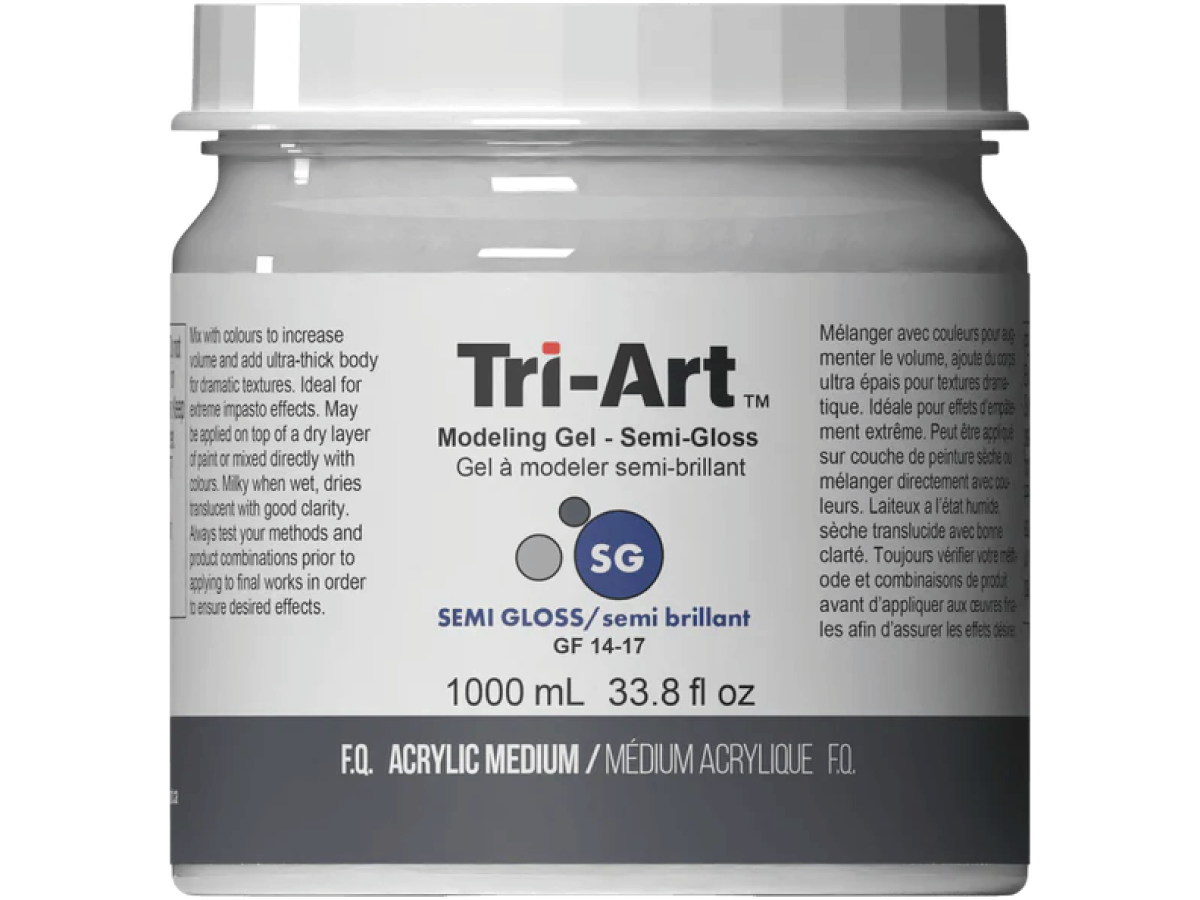 TRI-ART MODELING GEL SEMI-GLOSS 1000ML 1