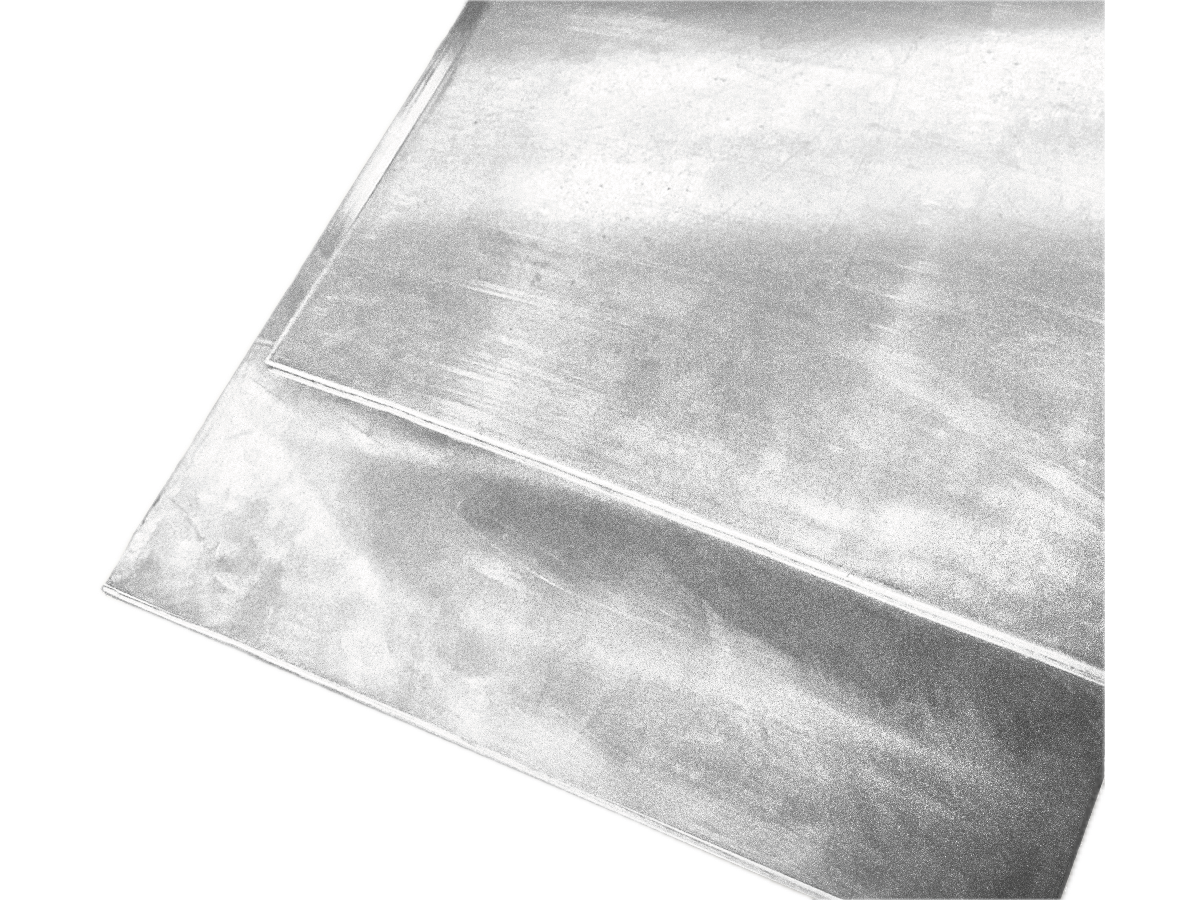 ZINKPLATTE 0,8 MM  40 X 50 1