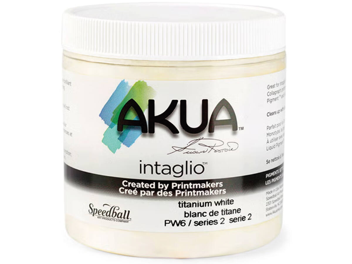 AKUA INTAGLIO TIEFDRUCKFARBE 237ML TITANWEISS 1