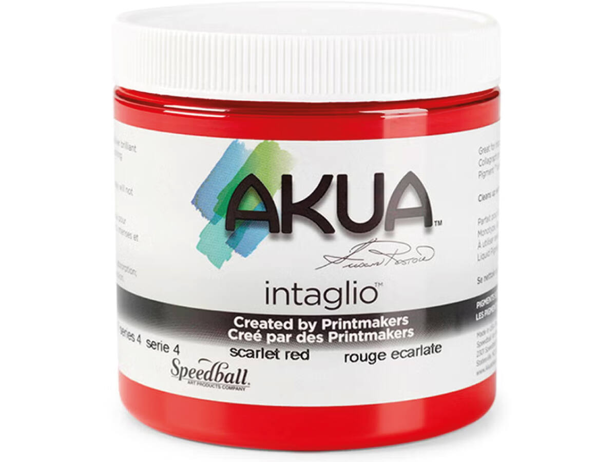AKUA INTAGLIO TIEFDRUCKFARBE 237ML ROT 1
