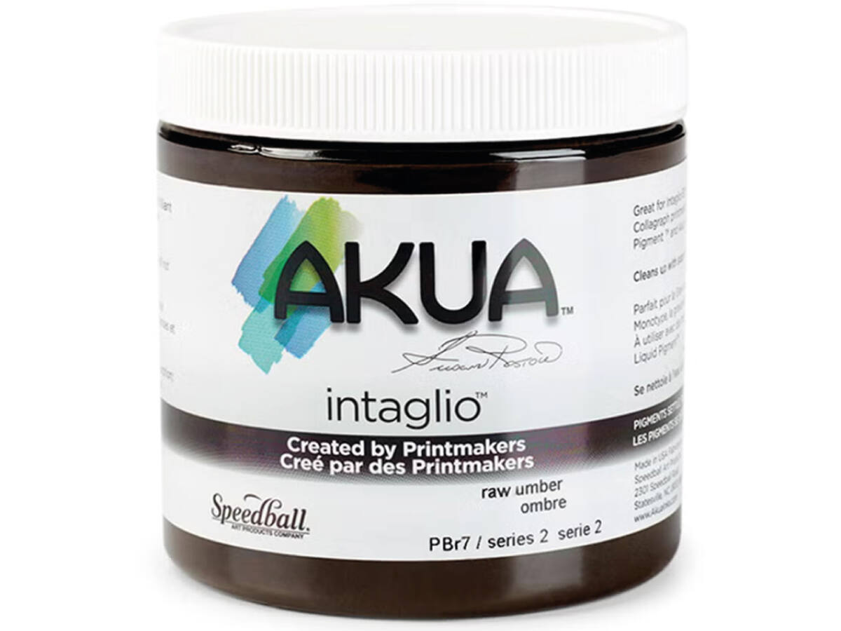 AKUA INTAGLIO TIEFDRUCKFARBE 237ML UMBRA NATUR 1