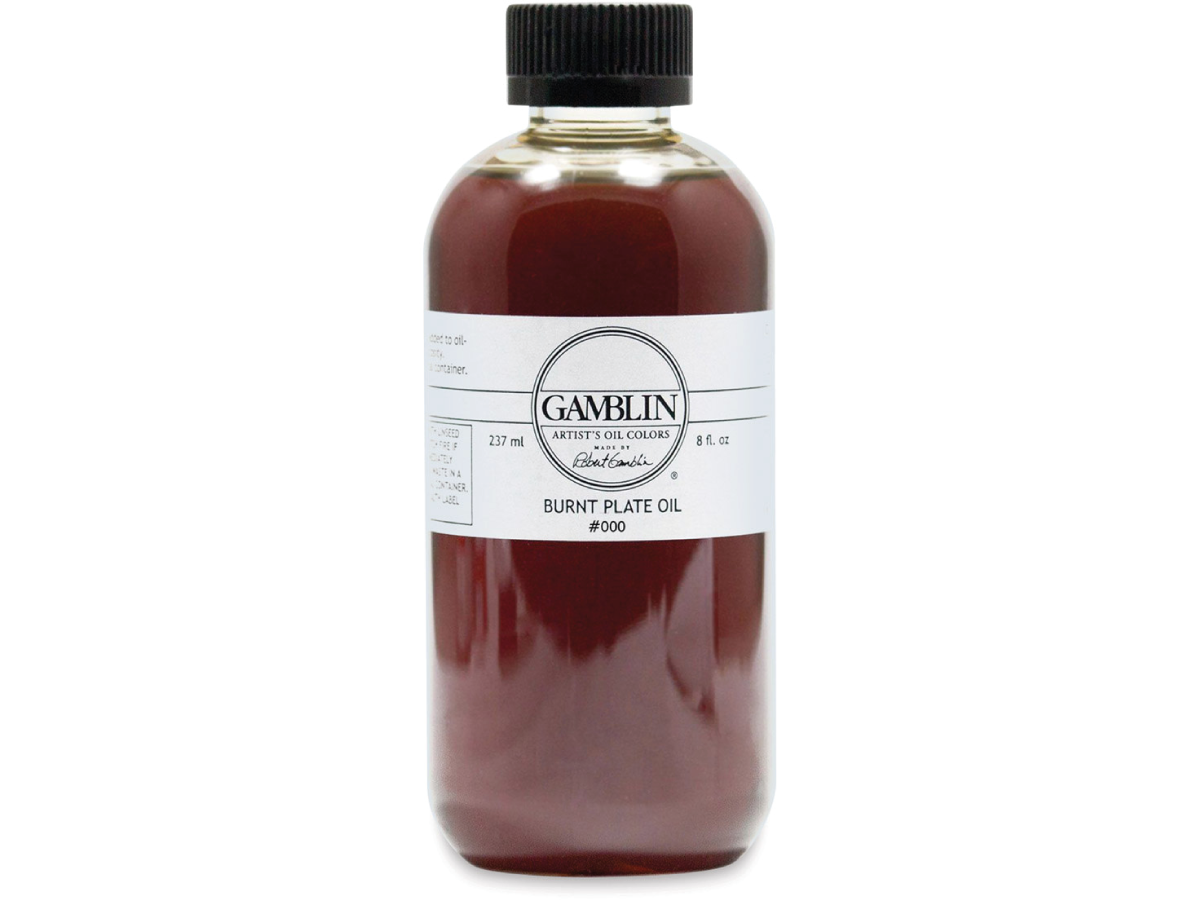 GAMBLIN BURNT PLATE OIL 237ML #000 1