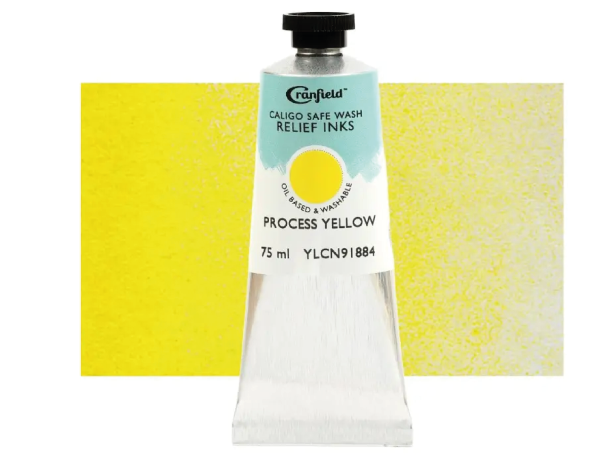 CRANFIELD CALIGO SAFE WASH RELIEF INK 75ML PROCESS YELLOW 101 1