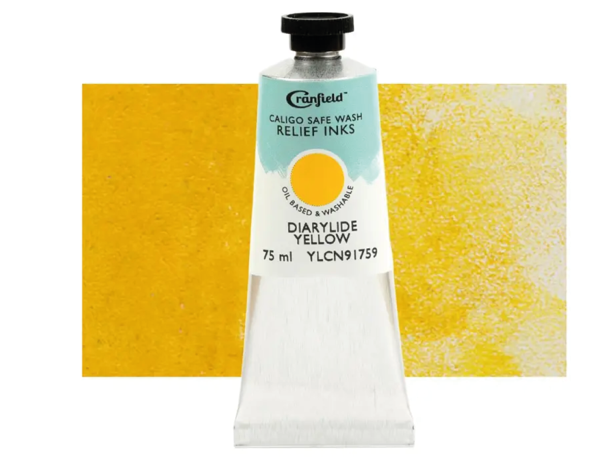 CRANFIELD CALIGO SAFE WASH RELIEF INK 75ML DIARYLIDE YELLOW 102 1
