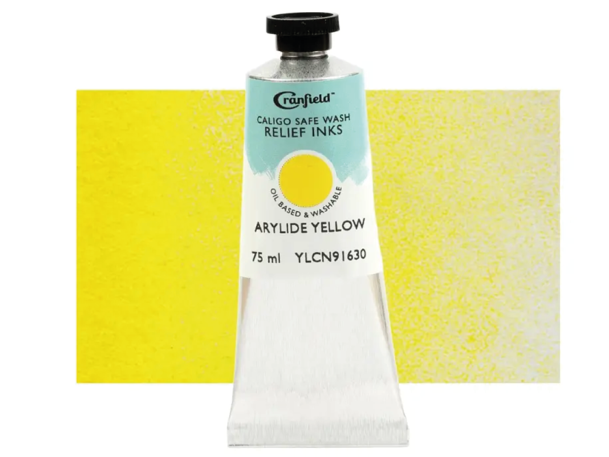 CRANFIELD CALIGO SAFE WASH RELIEF INK 75ML ARYLIDE YELLOW 103 1