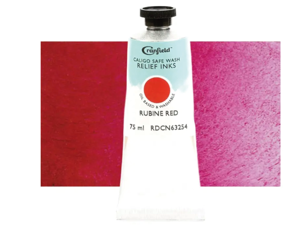 CRANFIELD CALIGO SAFE WASH RELIEF INK 75ML RUBINE RED 106 1