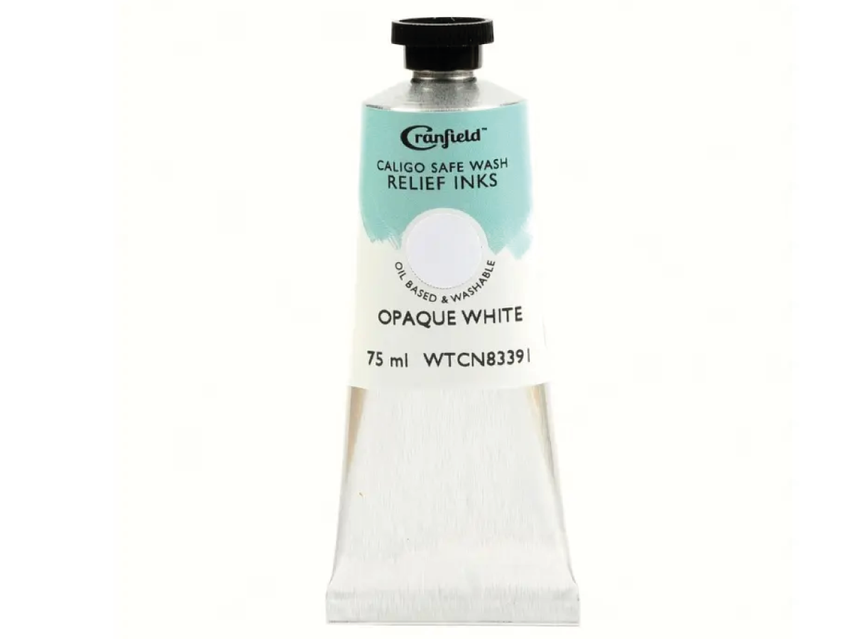 CRANFIELD CALIGO SAFE WASH RELIEF INK 75ML OPAQUE WHITE 117 1