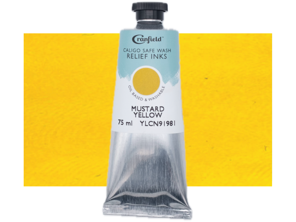 CRANFIELD CALIGO SAFE WASH RELIEF INK 75ML MUSTARD YELLOW 125 1