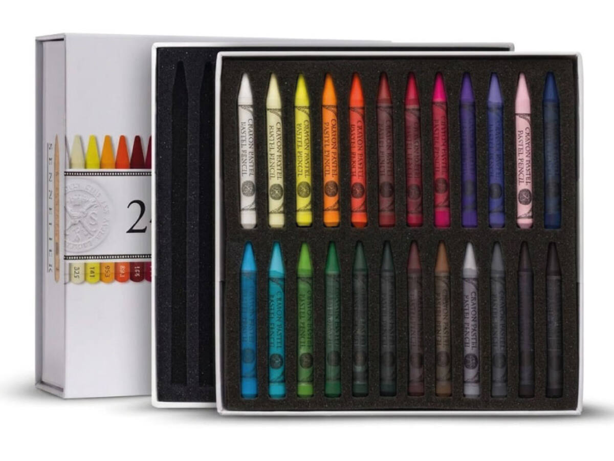 SENNELIER PASTELPOTLODEN SET ASSORTED HALF 24X + 12 LEGE VAKKEN 1