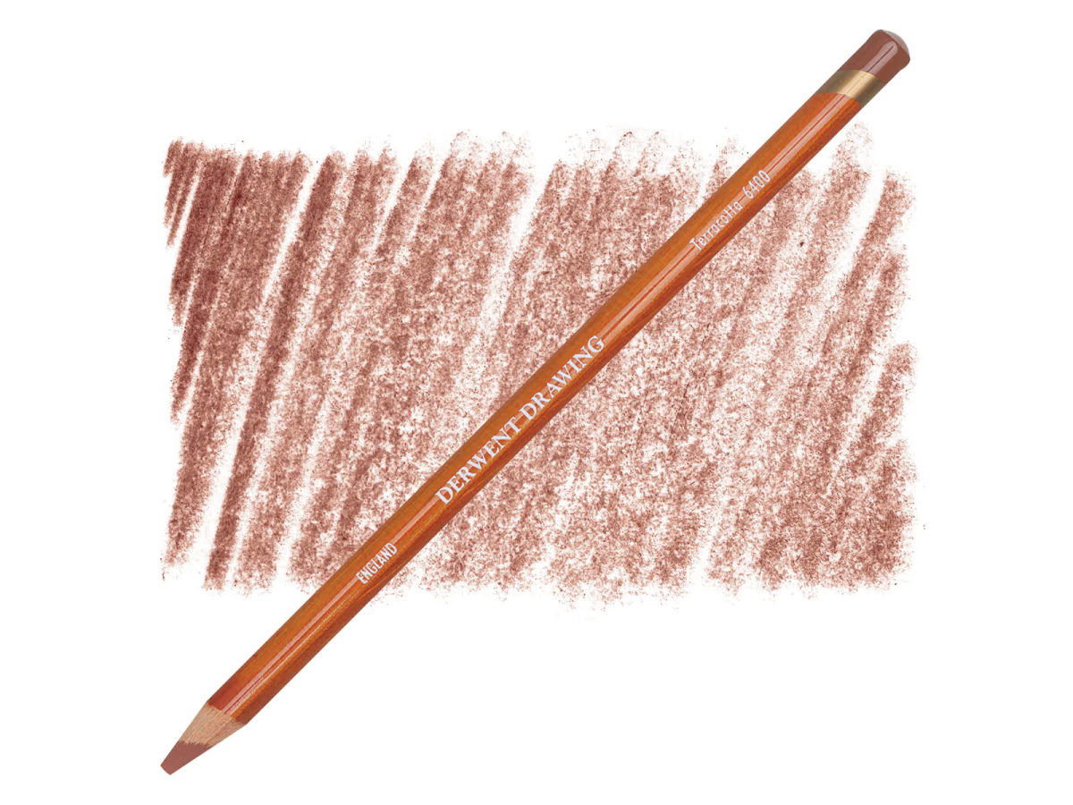 DERWENT DRAWING POTLOOD 6400 TERRACOTTA 1