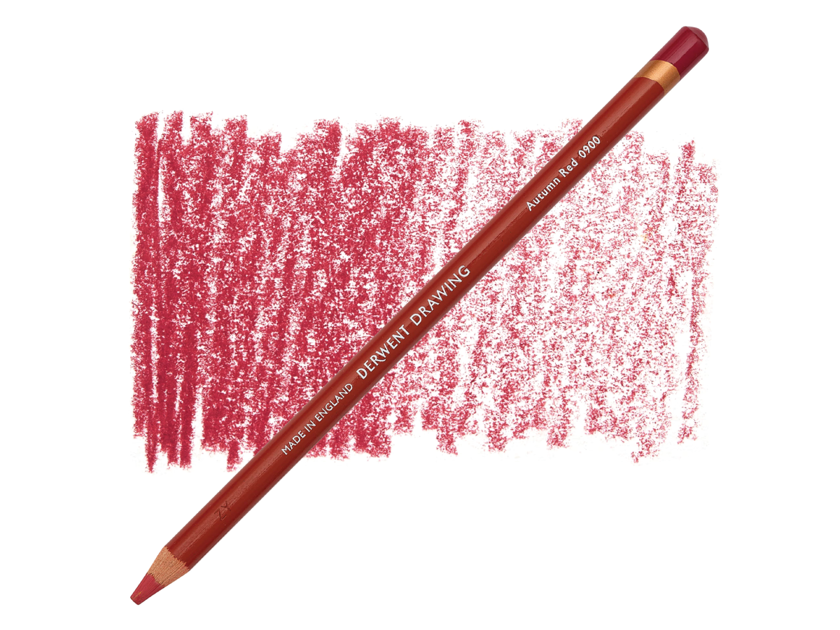 DERWENT DRAWING POTLOOD 0900 AUTUMN RED 1