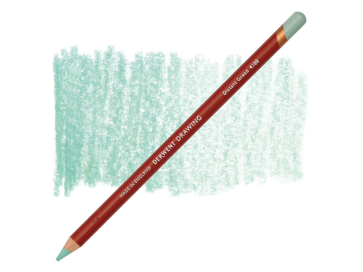 DERWENT DRAWING POTLOOD 4100 DISTANT GREEN 1