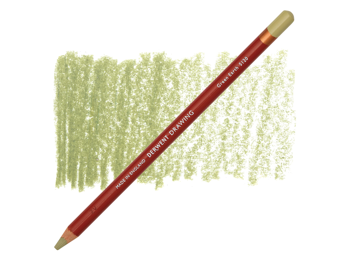 DERWENT DRAWING POTLOOD 5120 GREEN EARTH 1