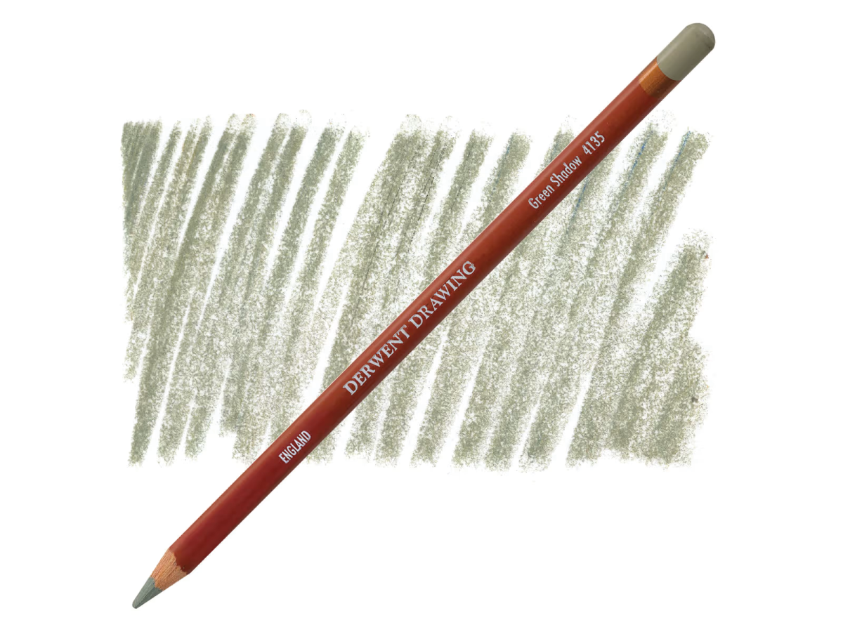 DERWENT DRAWING POTLOOD 4135 GREEN SHADOW 1