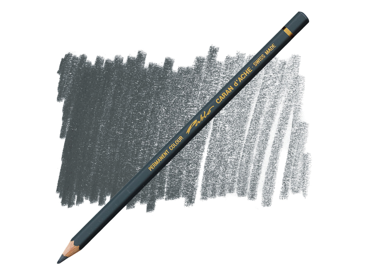 CARAN D'ACHE PABLO BUNTSTIFT 008 GRAUSCHWARTZ 1