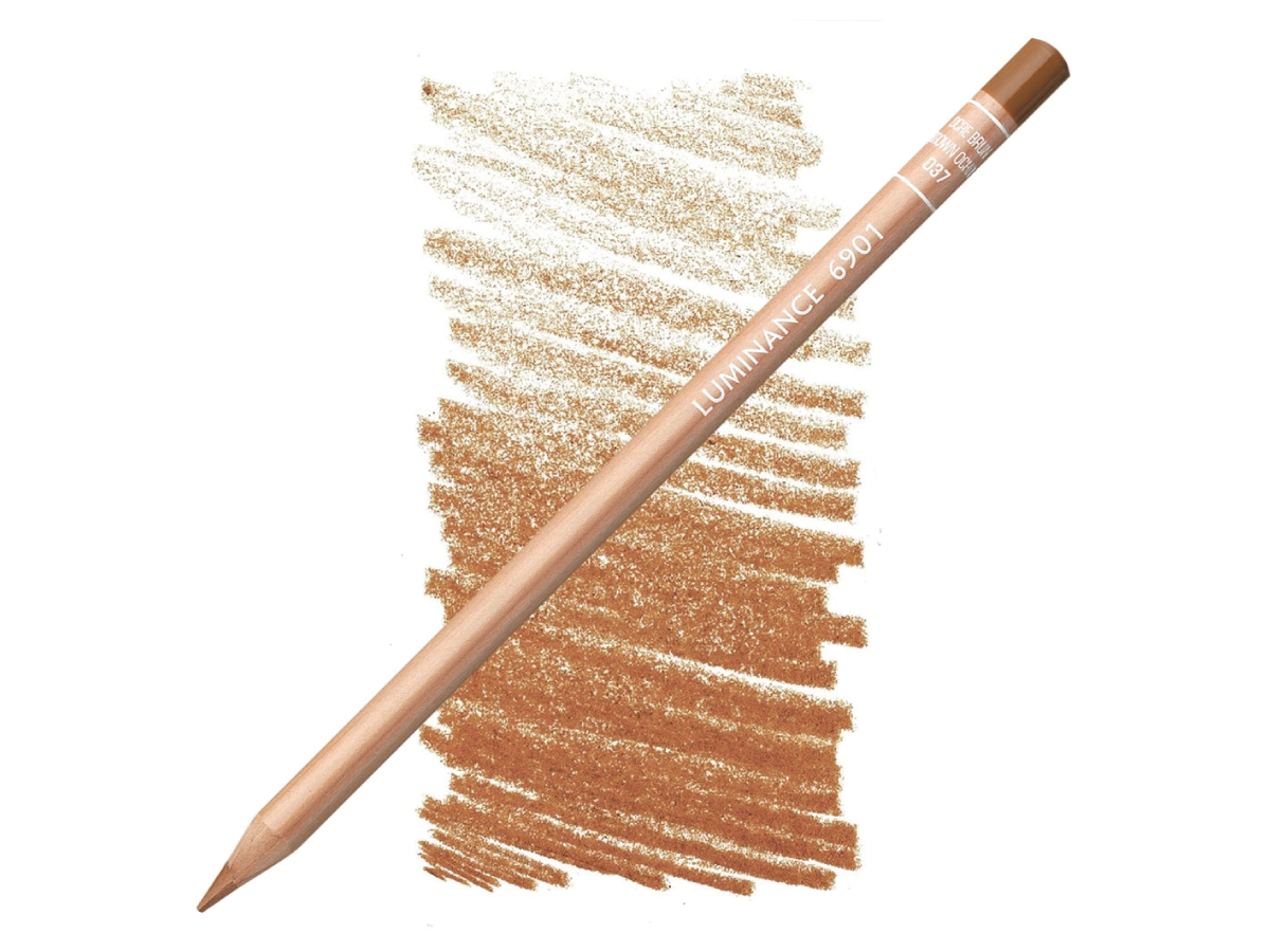 CARAN D'ACHE LUMINANCE BUNTSTIFT 037 BRAUNOCKER 1