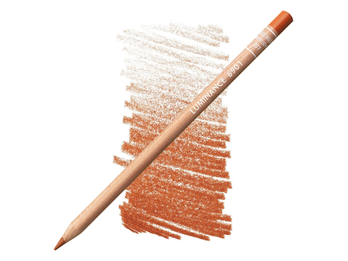 CARAN D'ACHE LUMINANCE BUNTSTIFT 077 OCKER GERANNT 1