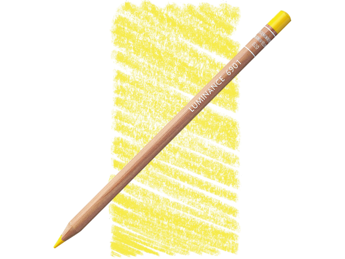 CARAN D'ACHE LUMINANCE POTLOOD 520 KADMIUMGELB MITTEL (MEDIUM CADMIUM YELLOW) 1