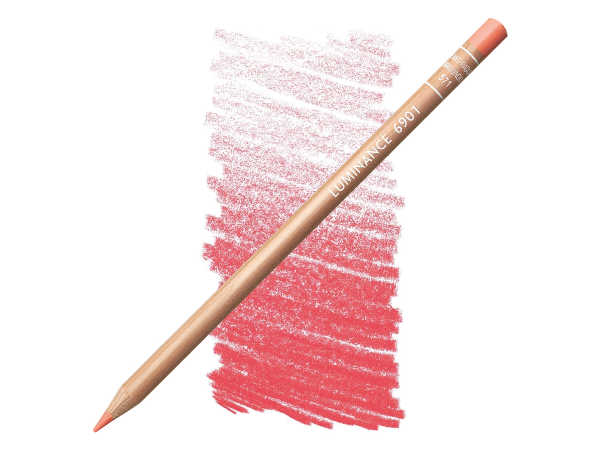 CARAN D'ACHE LUMINANCE BUNTSTIFT 571 ANTHRACHINONROSA 1