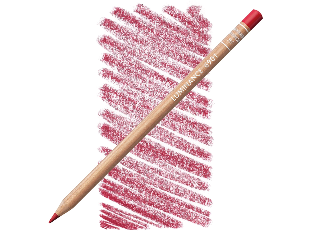 CARAN D'ACHE LUMINANCE POTLOOD 580 ANTHRACHINON-KARMIN (ANTHRAQUINONE CARMINE) 1