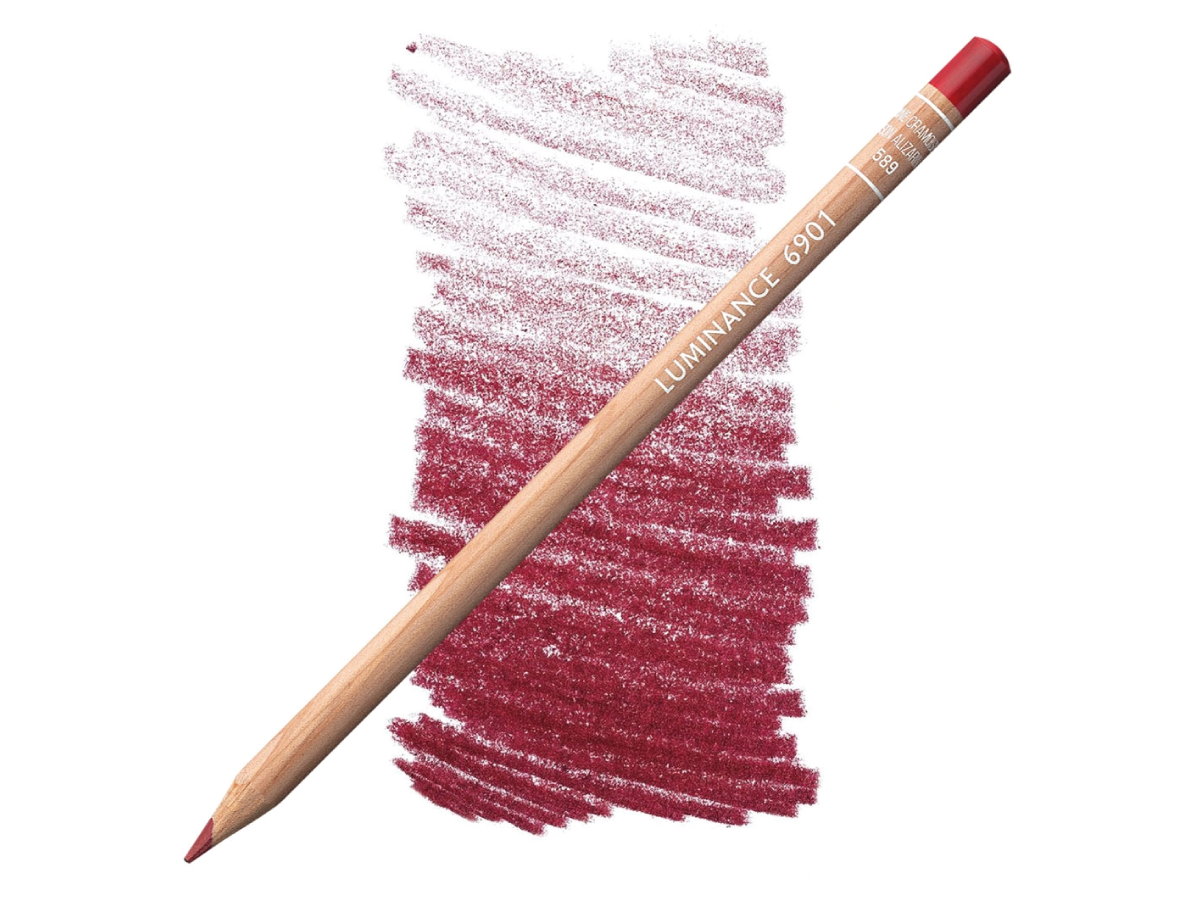 CARAN D'ACHE LUMINANCE BUNTSTIFT 589 ALIZARINKARMESIN 1
