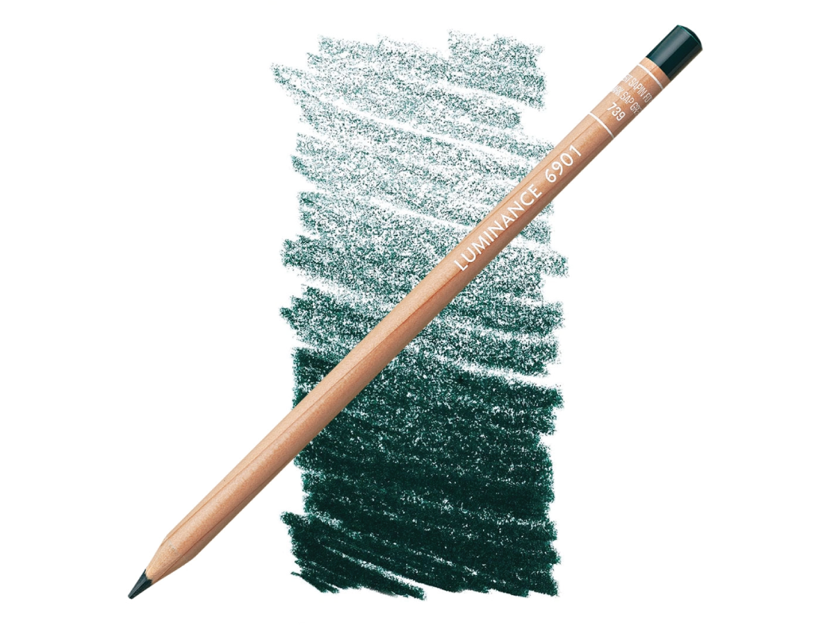 CARAN D'ACHE LUMINANCE BUNTSTIFT 739 TANNENGRÜN DUNKEL 1