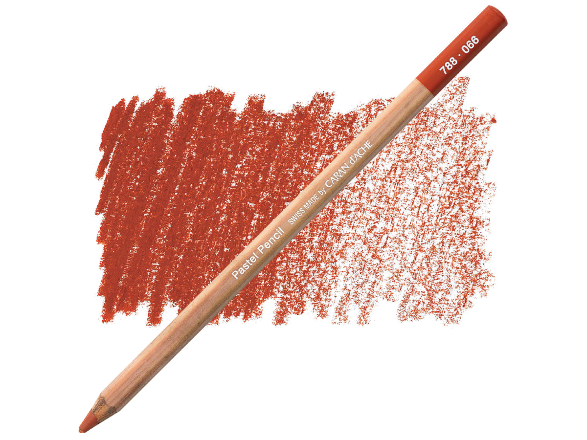 CARAN D'ACHE PASTEL PENCIL PASTELLSTIFT 066 ROTBRAUN NATUR 1