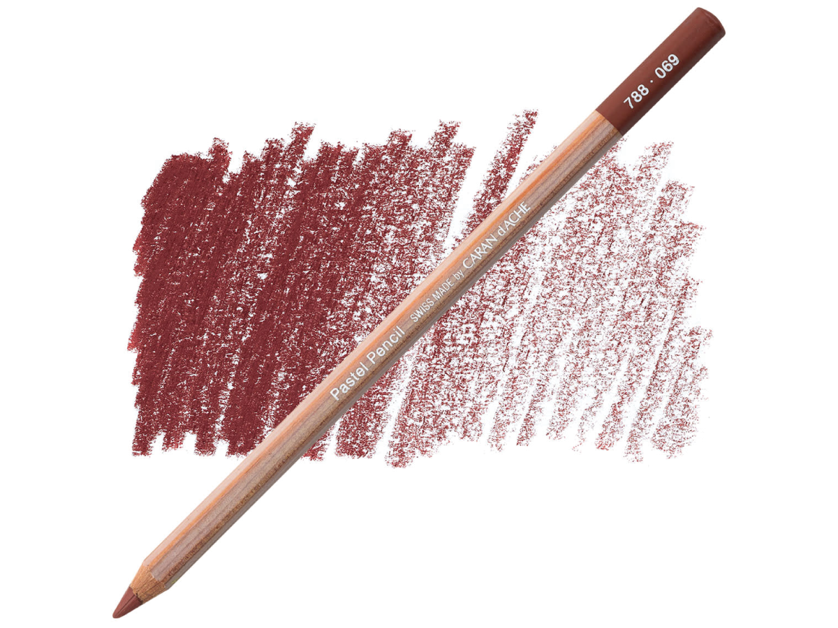 CARAN D'ACHE PASTEL PENCIL PASTELLSTIFT 069 SIENA GEBRANNT 1