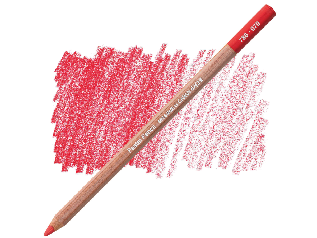 CARAN D'ACHE PASTEL PENCIL PASTELLSTIFT 070 SCHARLACHROT 1