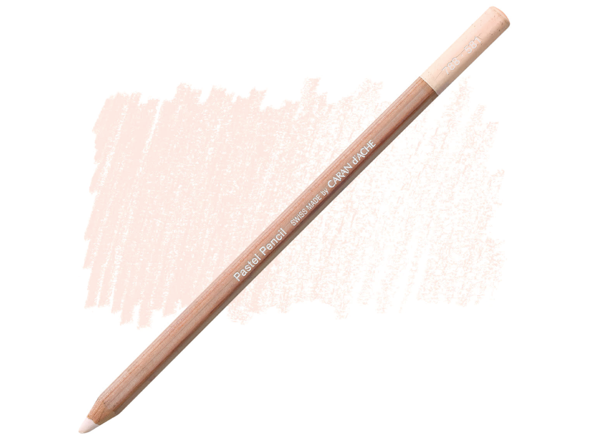 CARAN D'ACHE PASTEL PENCIL PASTELLSTIFT 581 ROSAWEISS 1