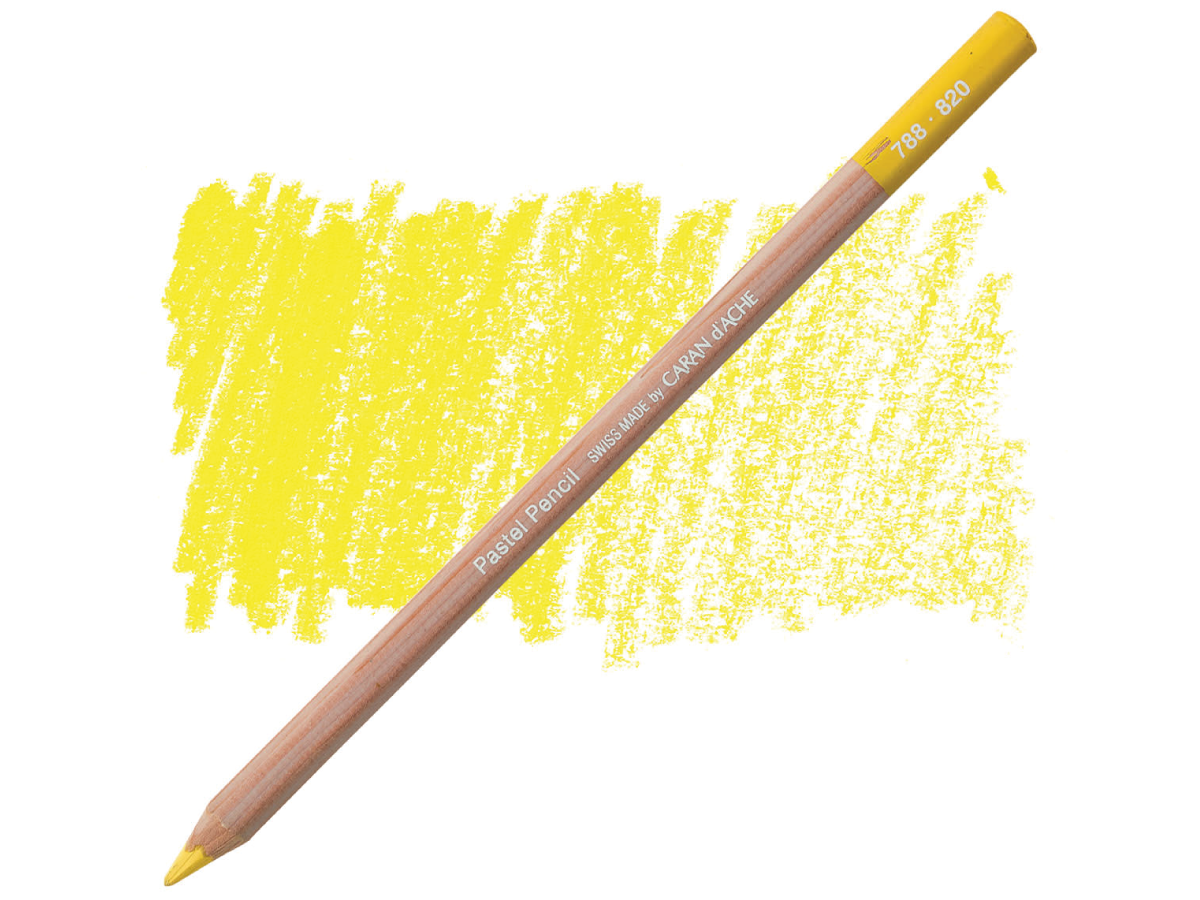 CARAN D'ACHE PASTEL PENCIL PASTELLSTIFT 820 GOLDEN BISMUTHGELB 1