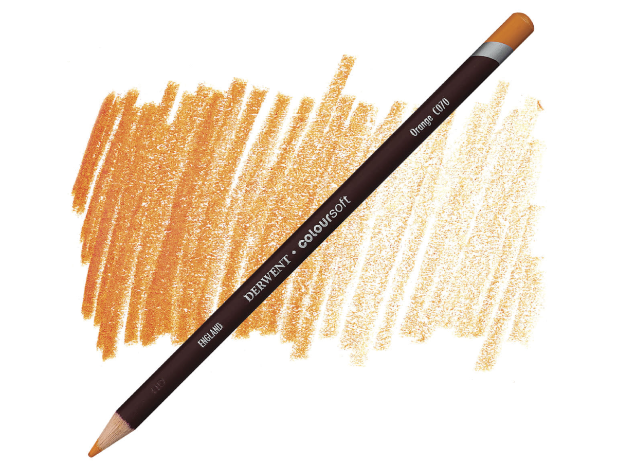 DERWENT COLOURSOFT BUNTSTIFT 070 ORANGE 1