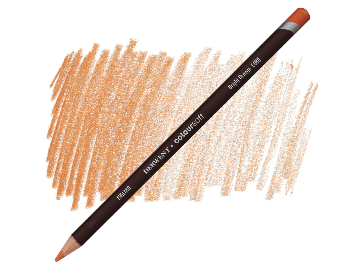 DERWENT COLOURSOFT BUNTSTIFT 080 BRT ORANGE 1