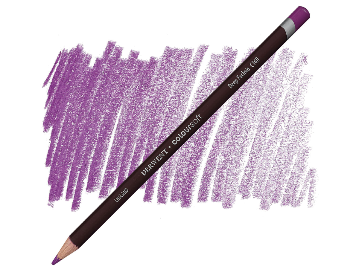 DERWENT COLOURSOFT BUNTSTIFT 140 DEEP FUCHSIA 1