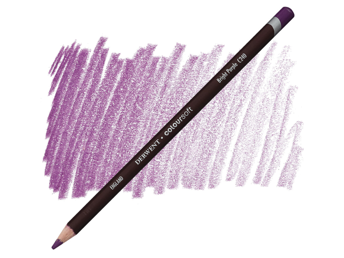 DERWENT COLOURSOFT BUNTSTIFT 240 HELL PURPLE 1