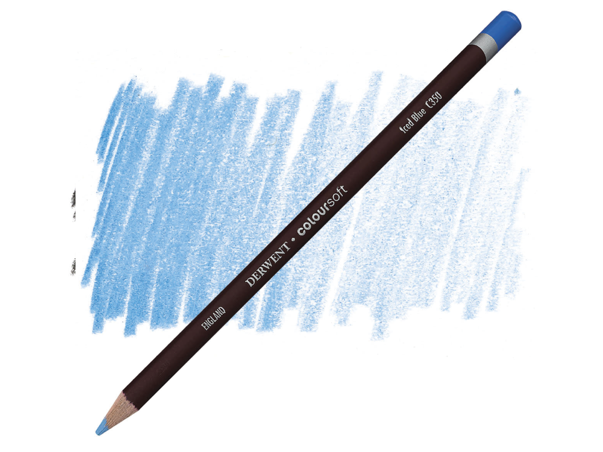 DERWENT COLOURSOFT BUNTSTIFT 350 ICE BLAU 1