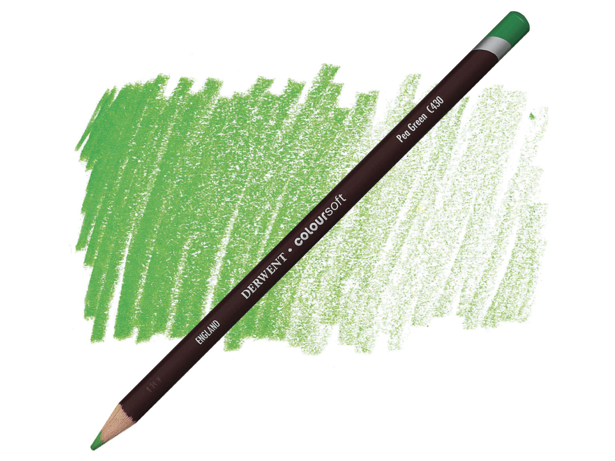 DERWENT COLOURSOFT BUNTSTIFT 430 PEA GREEN 1