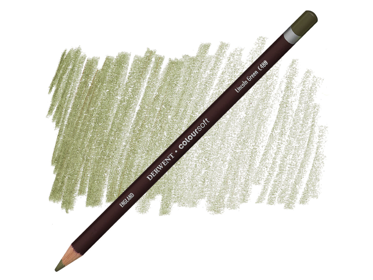 DERWENT COLOURSOFT BUNTSTIFT 480 LINCOLN GREEN 1
