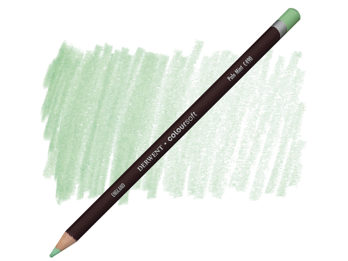DERWENT COLOURSOFT BUNTSTIFT 490 PALE MINT 1