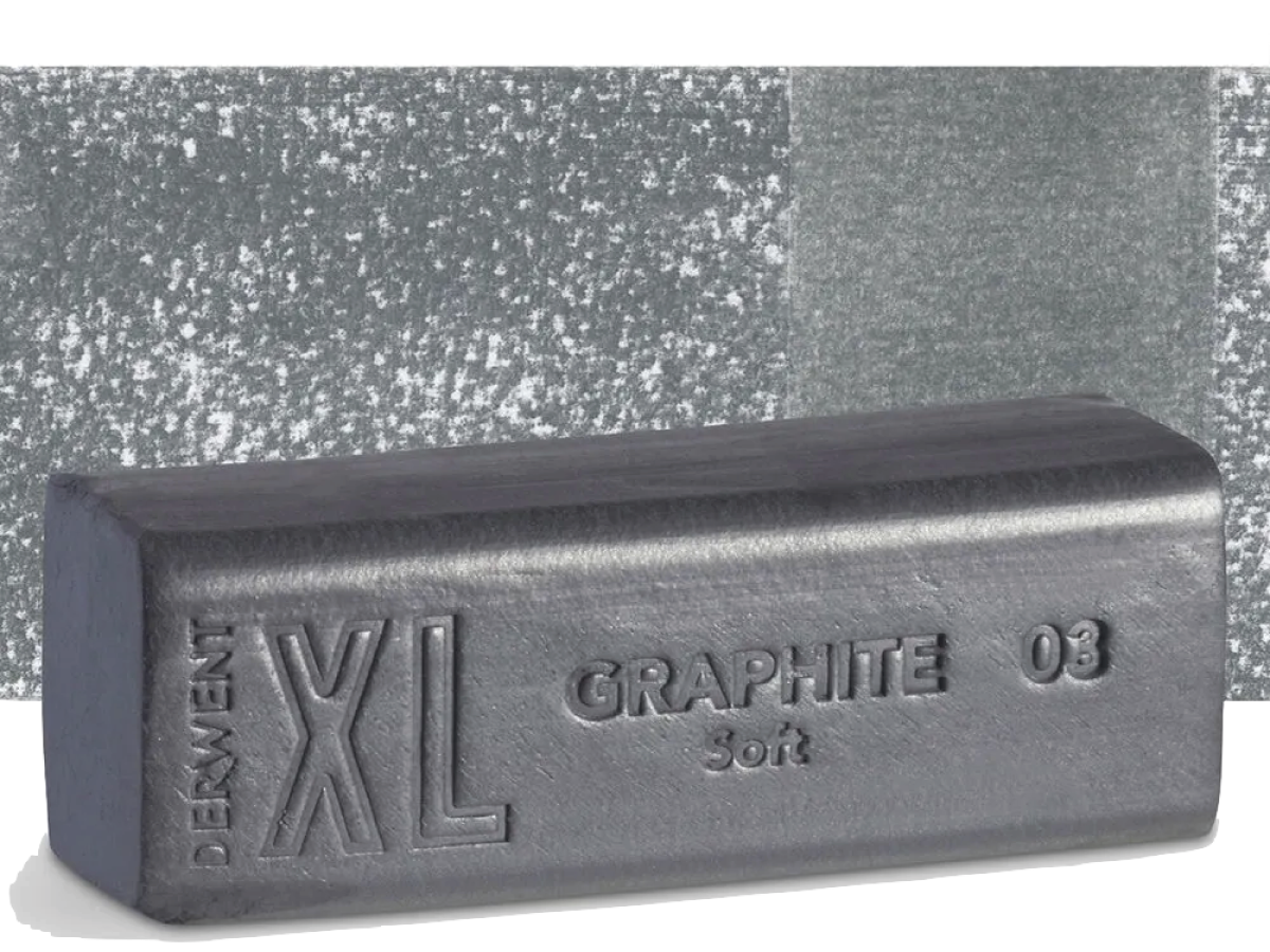 DERWENT XL GRAPHITE BLOCK 02 SOFT 1