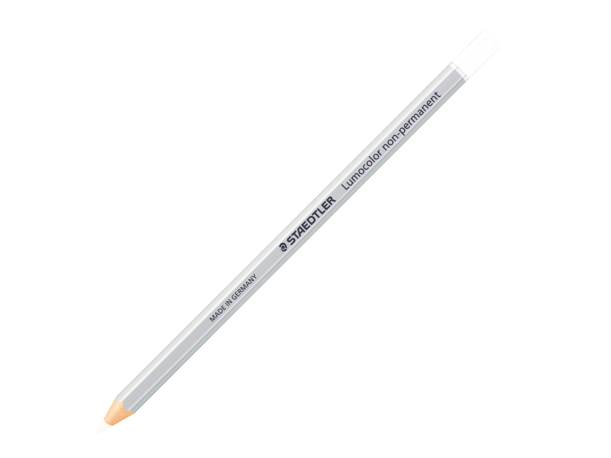STAEDLER LUMOCOLOR PERMANENT 108 GLASOCHROM WIT 1