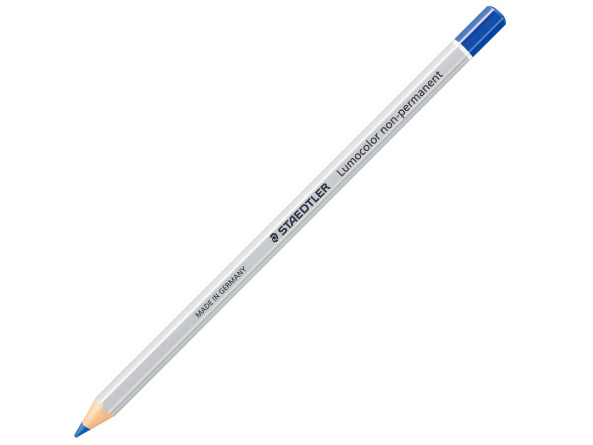 STAEDLER LUMOCOLOR PERMANENT 108 GLASOCHROM BLAUW 1