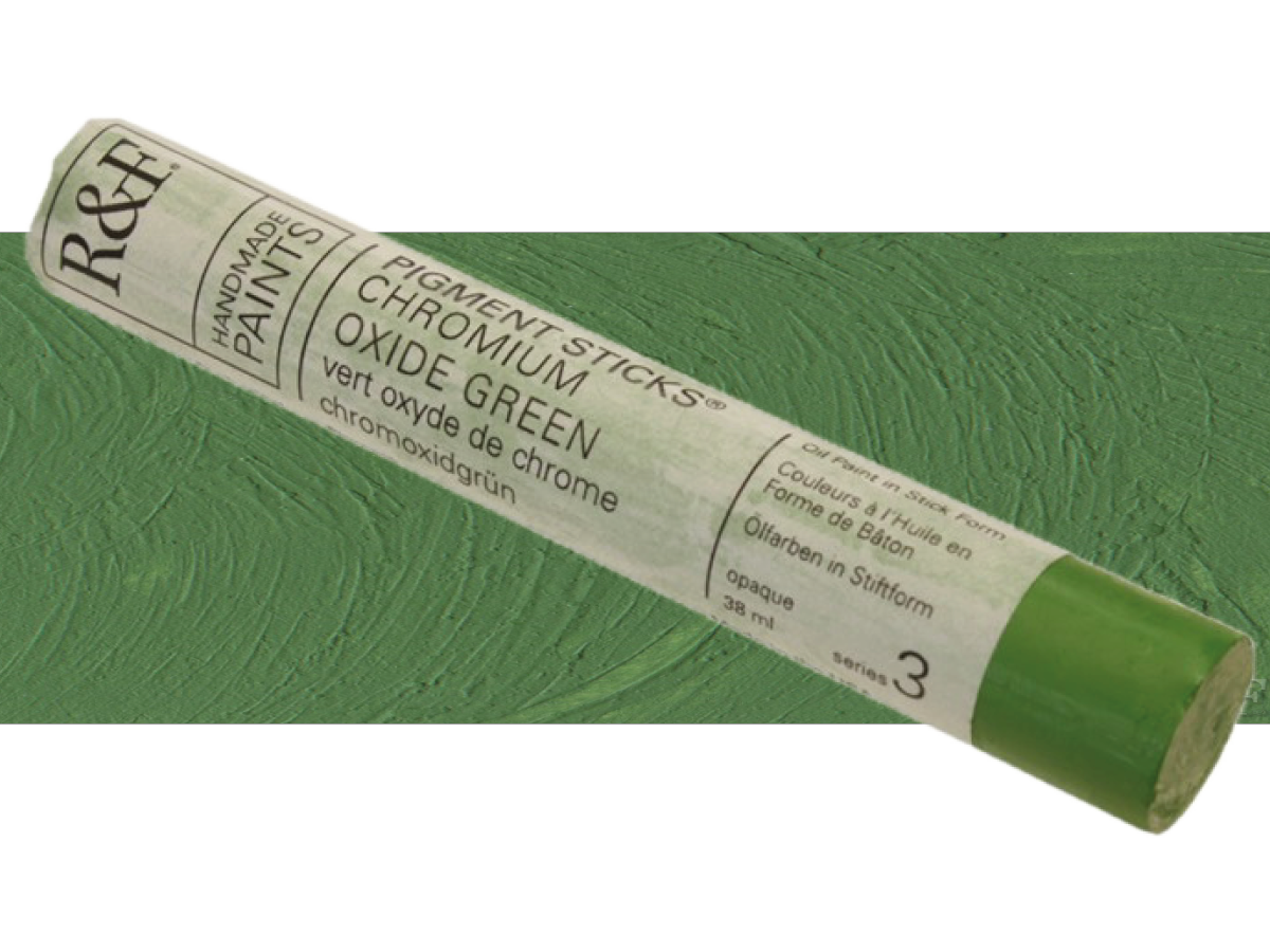 R&F PIGMENT STICK 38ML RF2132 CHROME OXIDE GREEN 1