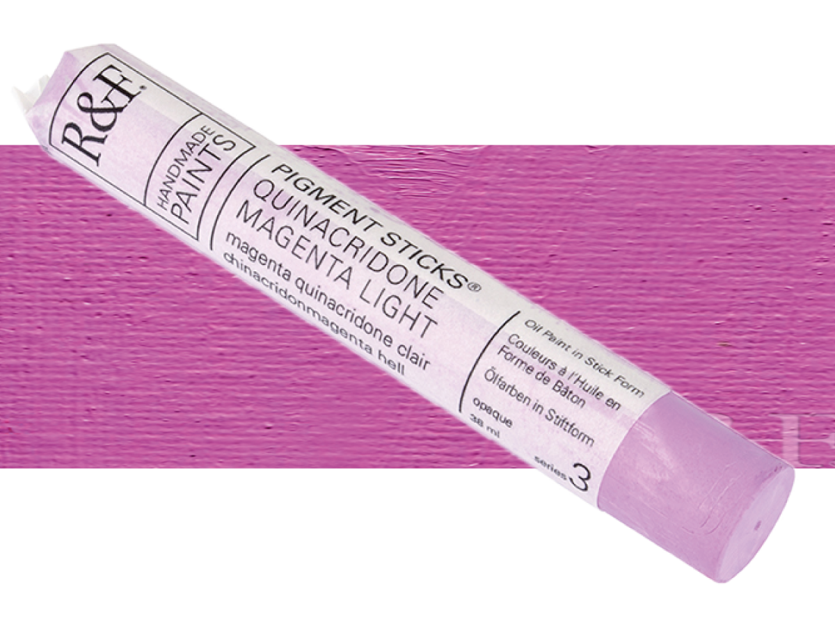 R&F PIGMENT STICK 38ML RF213L QUINACRIDONE MAGENTA LIGHT 1