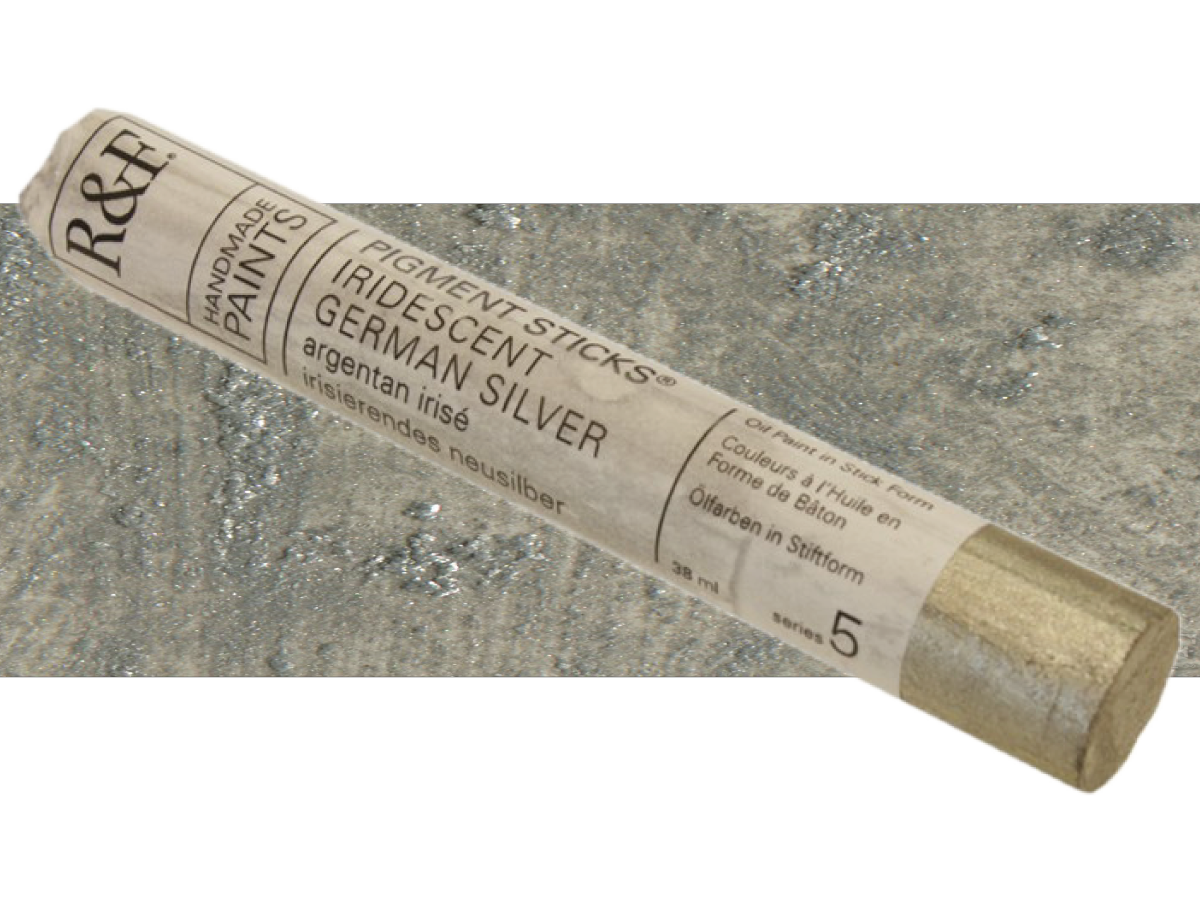 R&F PIGMENT STICK 38ML RF2182 IRIDESCENT GERMAN SILVER 1