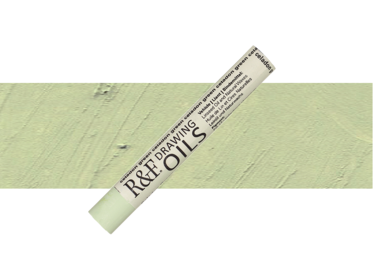 R&F DRAWING OIL STICK 12ML CELADON GREEN 107 1
