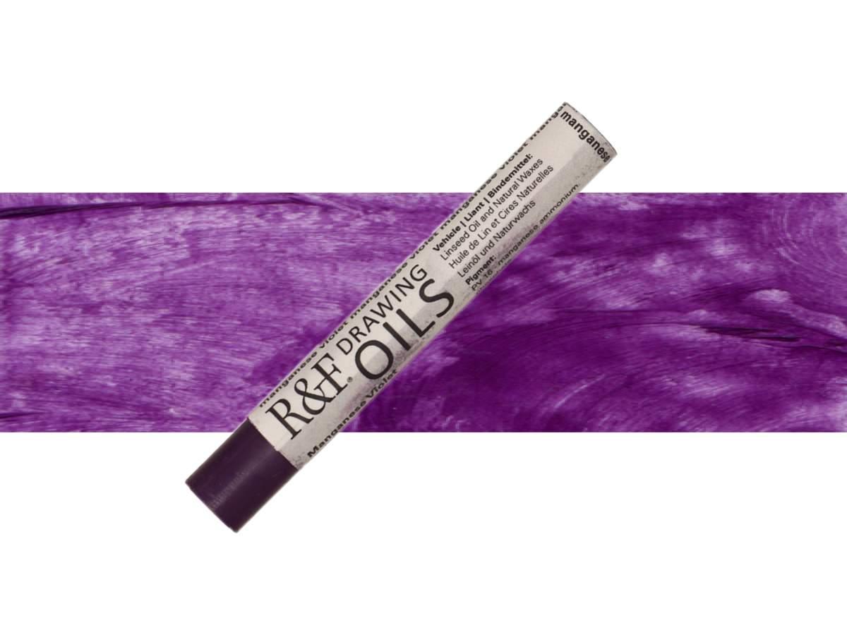 R&F DRAWING OIL STICK 12ML MANGANESE VIOLET 117 1