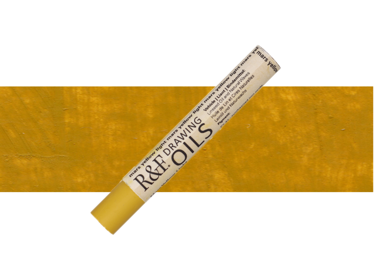 R&F DRAWING OIL 12ML STICK NR120 MARS YELOW LIGHT 1