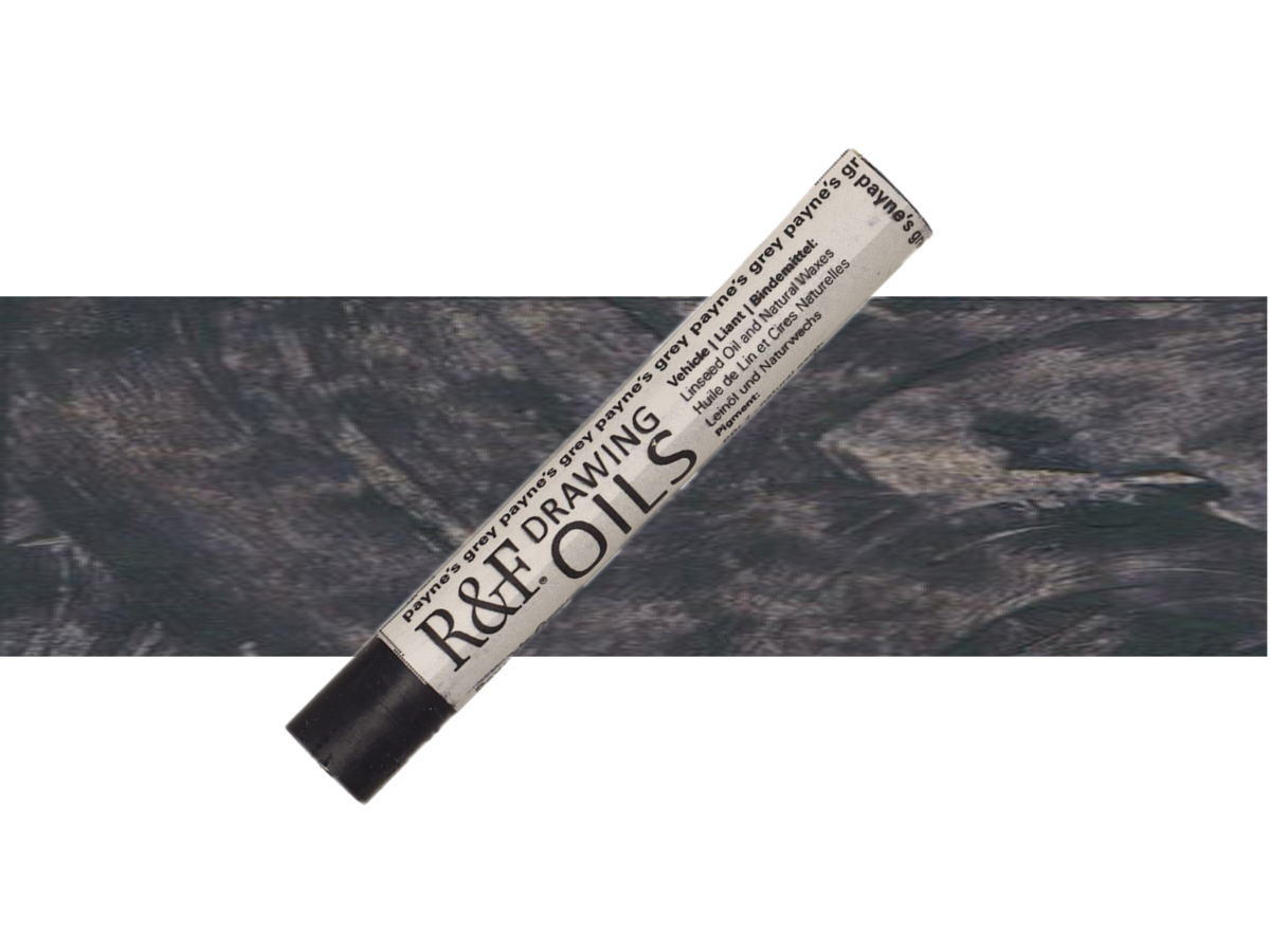 R&F DRAWING OIL STICK 12ML PAYNE'S GREY 125 1
